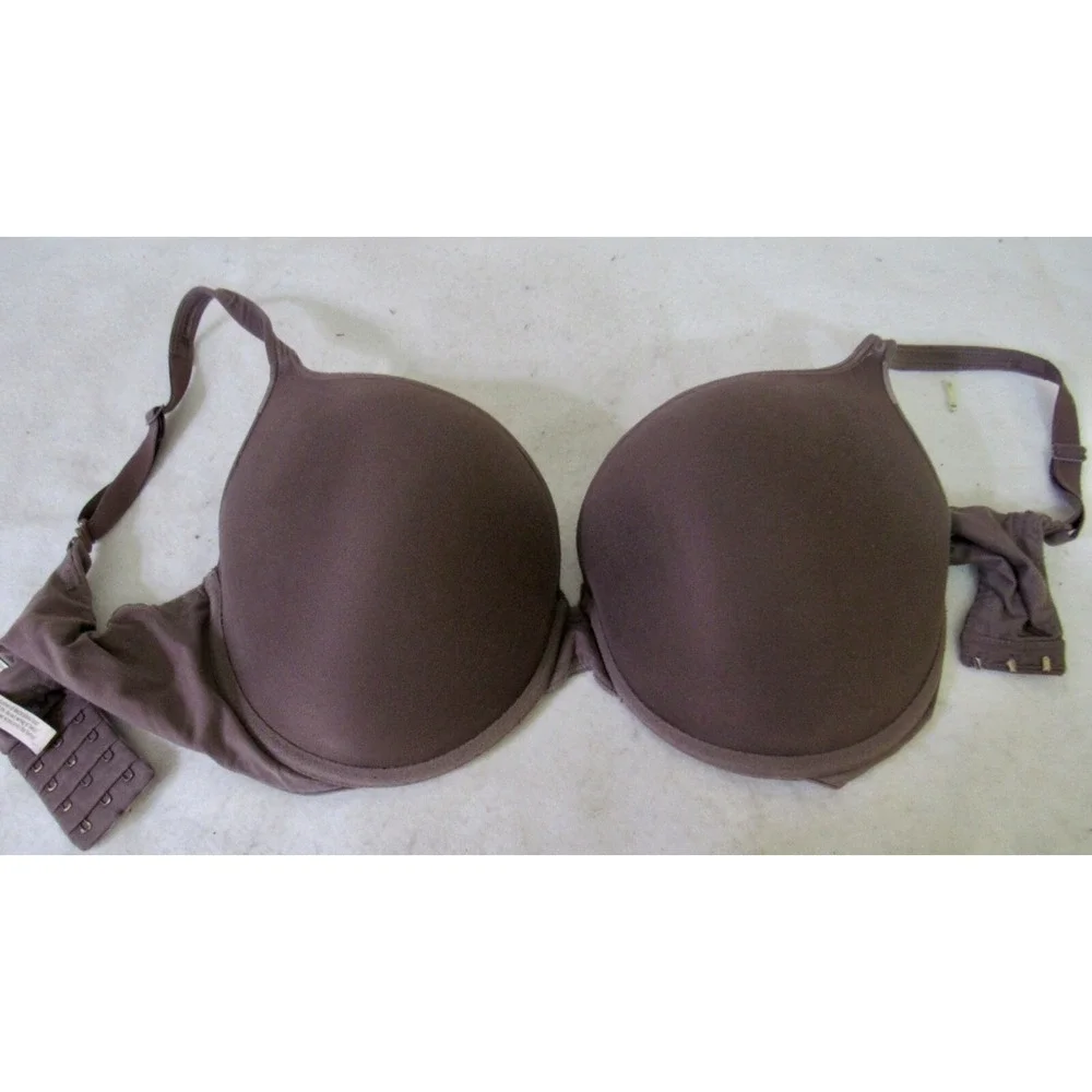 Victoria‎ Secret Lined Perfect Covered Brown Bronze Bra 36DDD